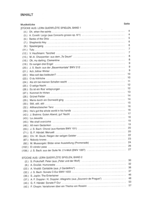Lern Querflöte spielen - Klavierbegl. Bd. 1+2